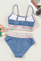 Bae-cation Mode 2pcs High Waist Bikini Swimsuit