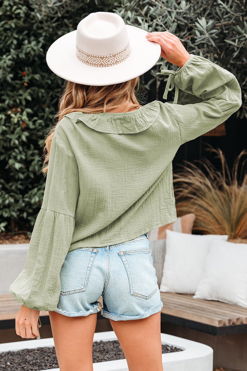 Meadow Mist Long Sleeve Blouse