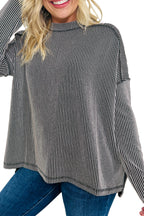 Under The Moon Long Sleeve Loose Top