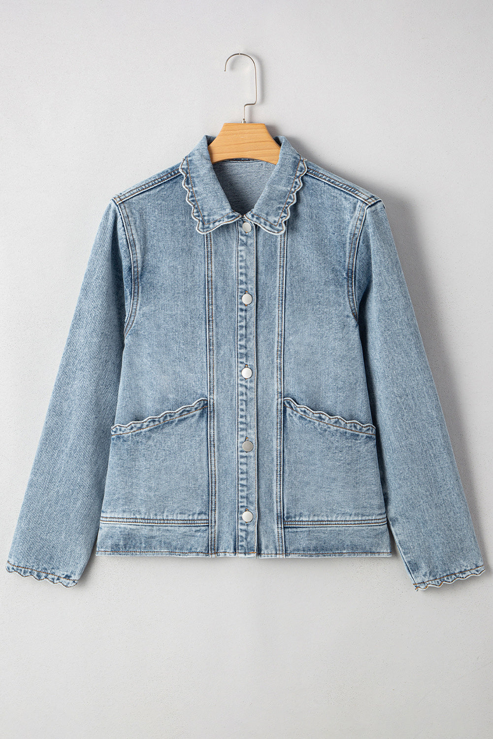 Small Town Button Up Denim Jacket