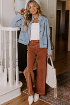 Small Town Button Up Denim Jacket