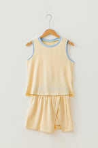 Girl Next Door Tank Split Skort 2pcs Set