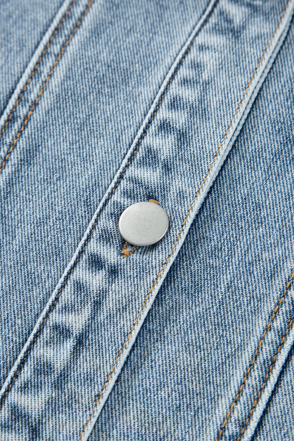 Small Town Button Up Denim Jacket