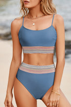 Bae-cation Mode 2pcs High Waist Bikini Swimsuit