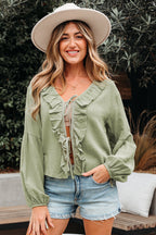 Meadow Mist Long Sleeve Blouse
