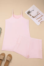 Made Me Blush Plus Size Two Piece Activewear Set