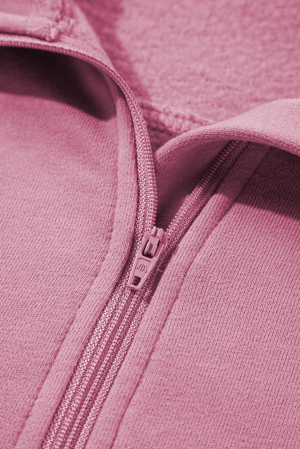 Active Era Rose Pink Collar Half Zip Up Pullover