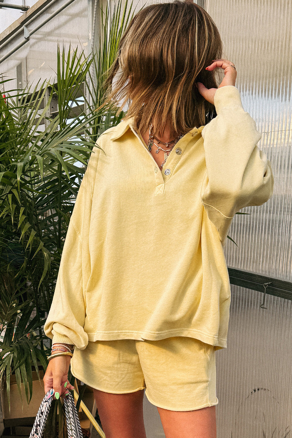 Sunset By The Coast Pullover and Shorts Set