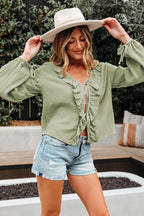 Meadow Mist Long Sleeve Blouse