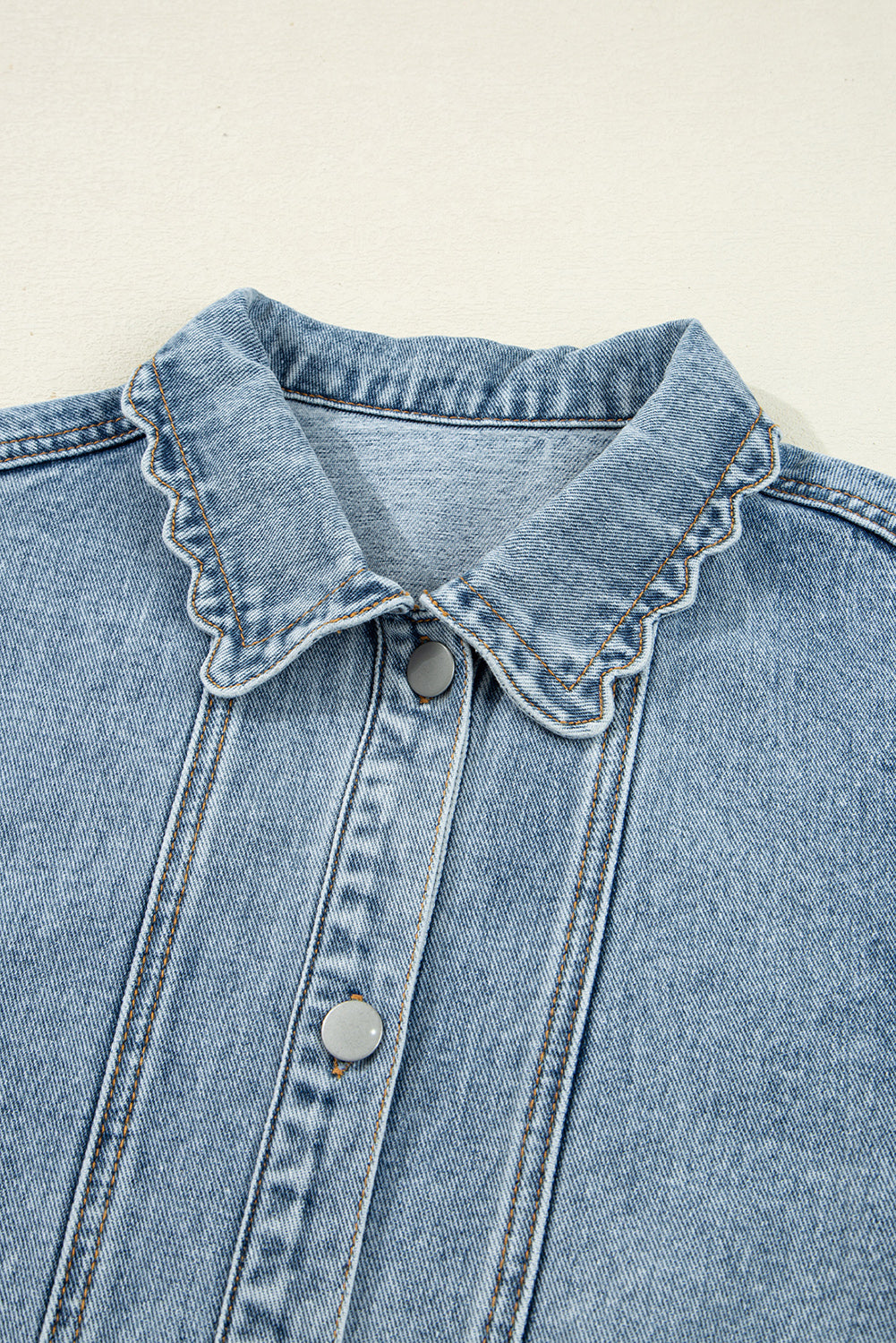 Small Town Button Up Denim Jacket