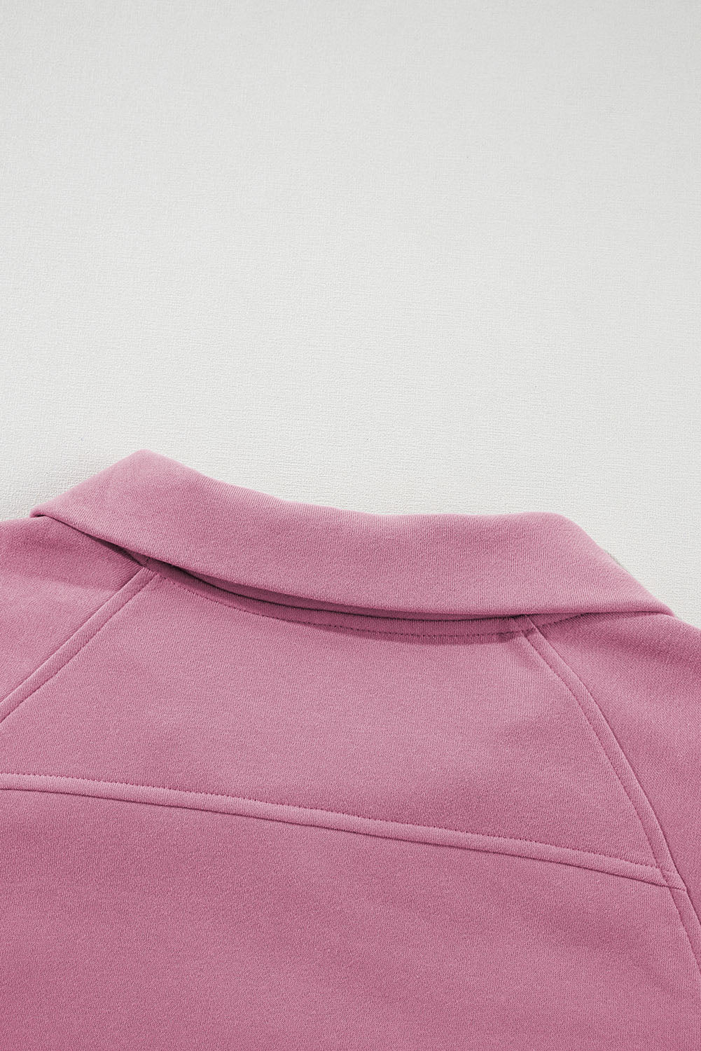 Active Era Rose Pink Collar Half Zip Up Pullover