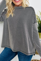 Under The Moon Long Sleeve Loose Top