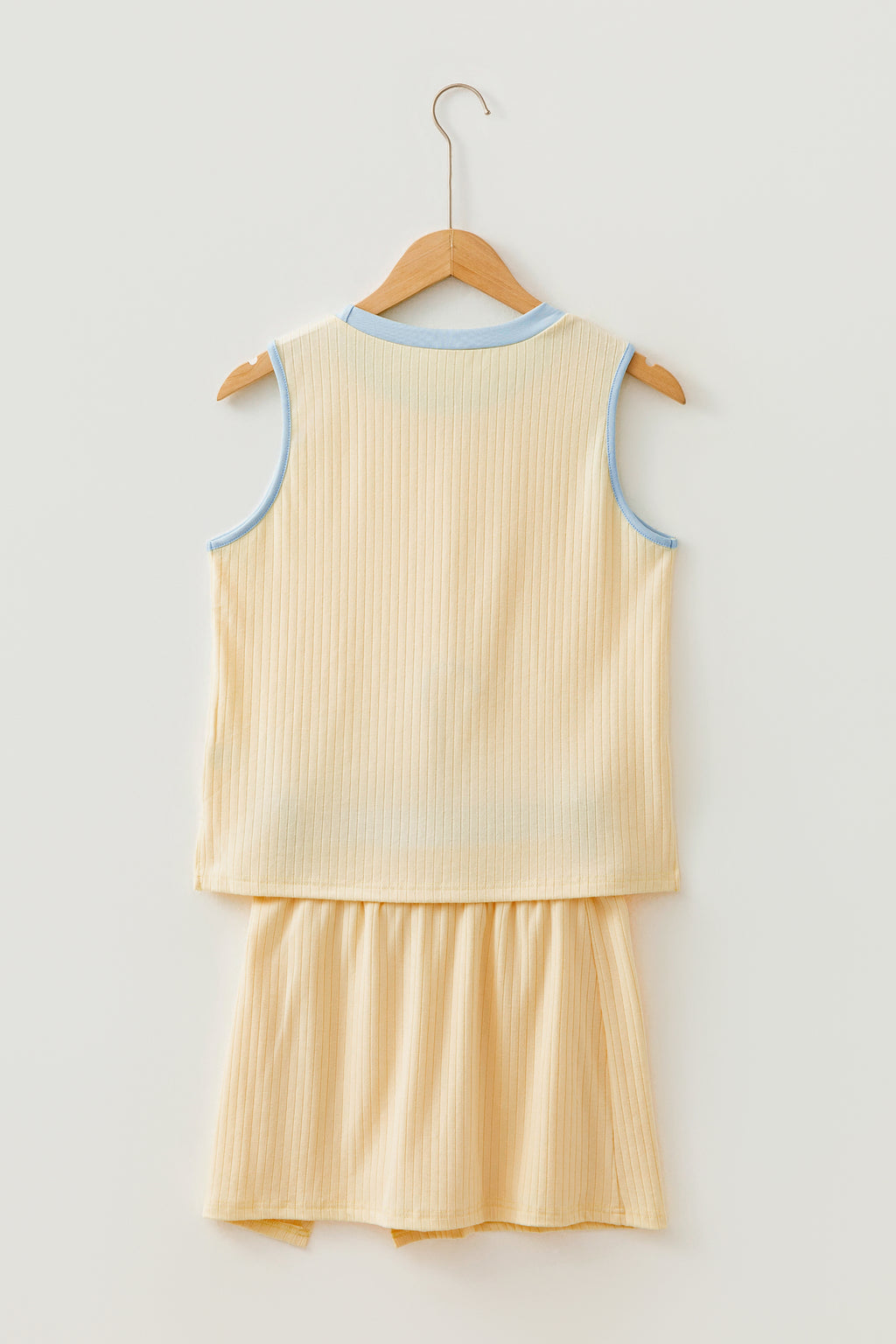 Girl Next Door Tank Split Skort 2pcs Set