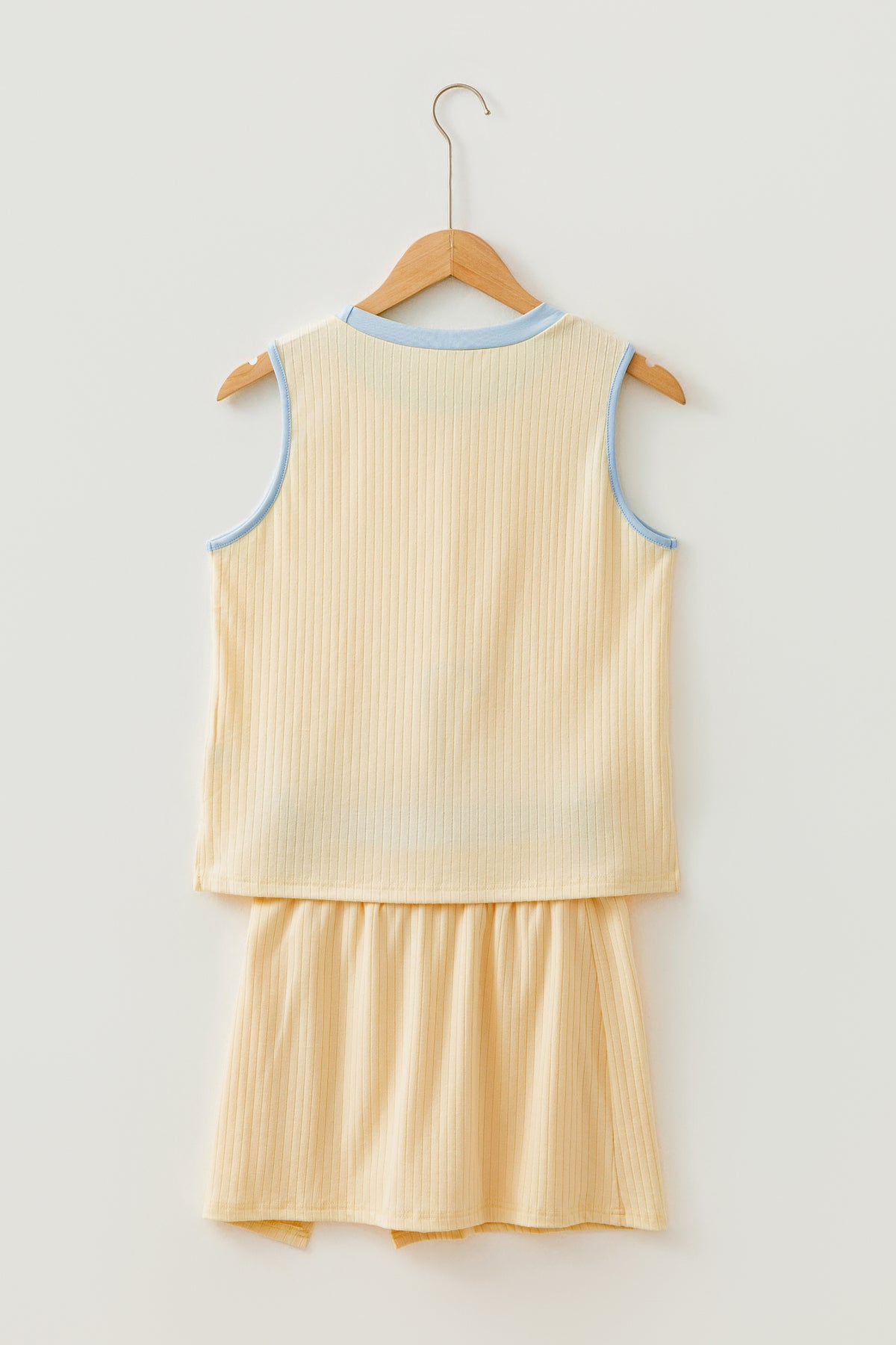 Girl Next Door Tank Split Skort 2pcs Set